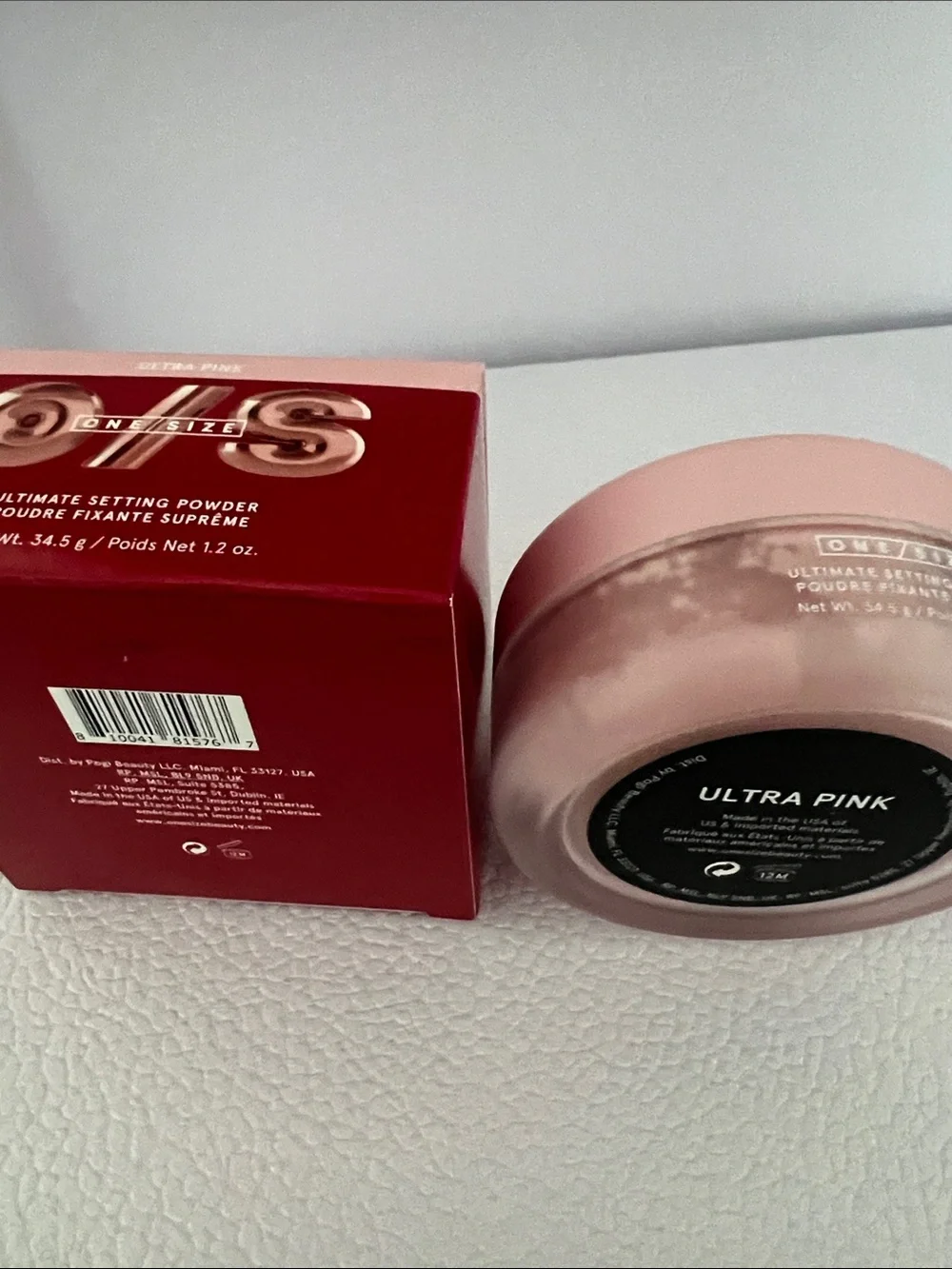 One Size Ultimate Setting Powder in Ultra Pink - full size 1.2 oz